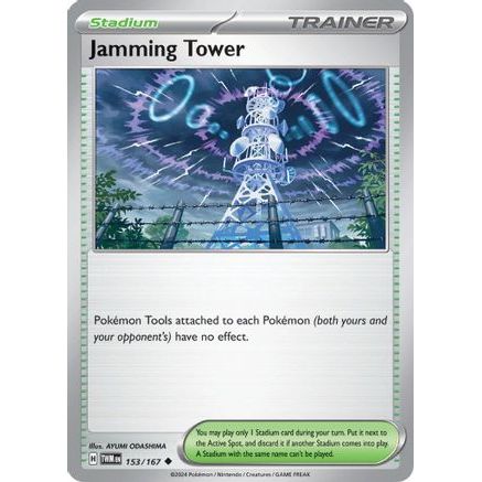 Jamming Tower 153 - SV06 Twilight Masquerade Reverse Holofoil