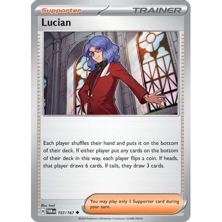 Lucian - 157/167 157 - SV06 Twilight Masquerade Reverse Holofoil