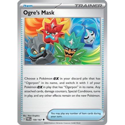 Ogre's Mask 159 - SV06 Twilight Masquerade Reverse Holofoil