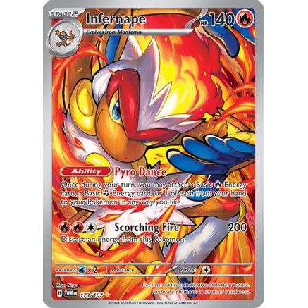Infernape - 173/167 173 - SV06 Twilight Masquerade Holofoil