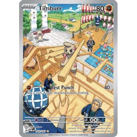 Timburr - 183/167 183 - SV06 Twilight Masquerade Holofoil