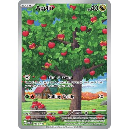 Applin - 185/167 185 - SV06 Twilight Masquerade Holofoil