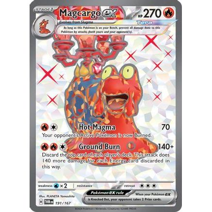 Magcargo ex - 191/167 191 - SV06 Twilight Masquerade Holofoil