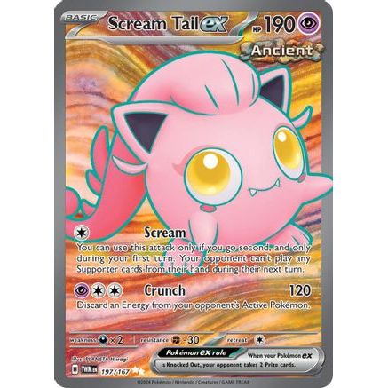 Scream Tail ex - 197/167 197 - SV06 Twilight Masquerade Holofoil