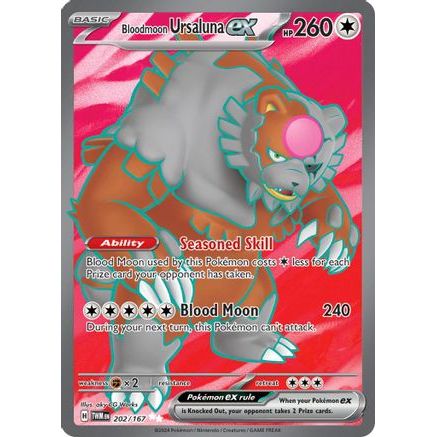 Bloodmoon Ursaluna ex - 202/167 202 - SV06 Twilight Masquerade Holofoil