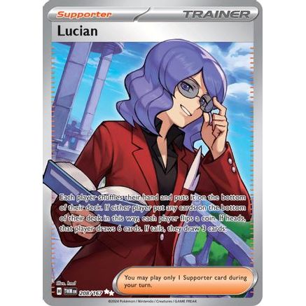 Lucian - 208/167 208 - SV06 Twilight Masquerade Holofoil