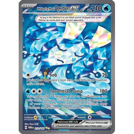 Wellspring Mask Ogerpon ex - 213/167 213 - SV06 Twilight Masquerade Holofoil