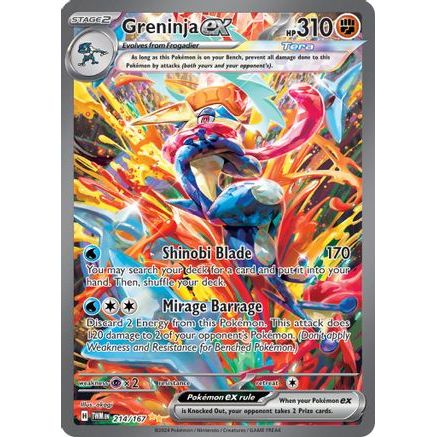 Greninja ex - 214/167 214 - SV06 Twilight Masquerade Holofoil