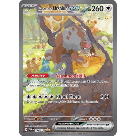 Bloodmoon Ursaluna ex - 216/167 216 - SV06 Twilight Masquerade Holofoil