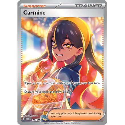 Carmine - 217/167 217 - SV06 Twilight Masquerade Holofoil