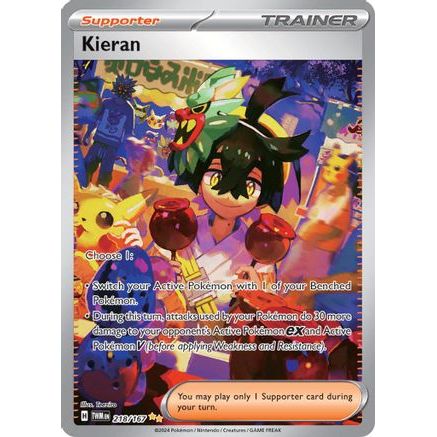 Kieran - 218/167 218 - SV06 Twilight Masquerade Holofoil