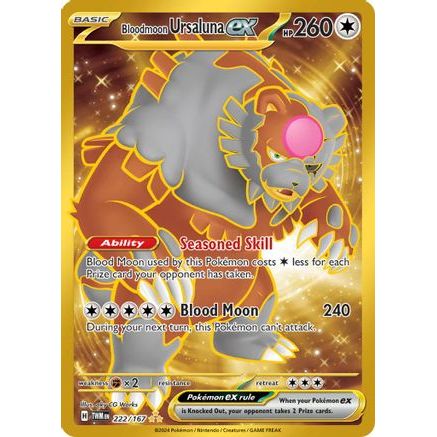 Bloodmoon Ursaluna ex - 222/167 222 - SV06 Twilight Masquerade Holofoil