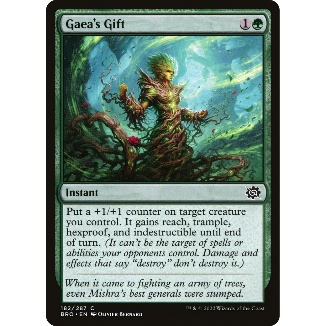 Gaea's Gift (BRO-182) - The Brothers' War