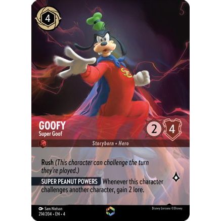 Goofy - Super Goof (Enchanted) (214/204) - Ursulas Return Holofoil
