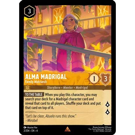 Alma Madrigal - Family Matriarch (2/204) - Ursulas Return Cold Foil