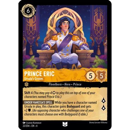 Prince Eric - Ursula's Groom (22/204) - Ursulas Return Cold Foil