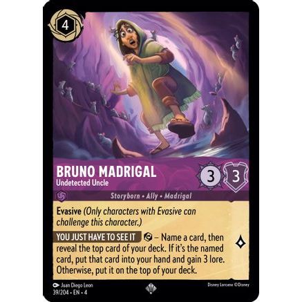 Bruno Madrigal - Undetected Uncle (39/204) - Ursulas Return Cold Foil