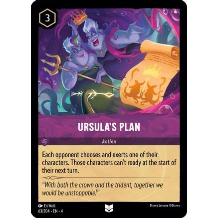 Ursula's Plan (63/204) - Ursulas Return Cold Foil