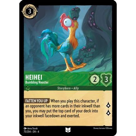Heihei - Bumbling Rooster (75/204) - Ursulas Return Cold Foil