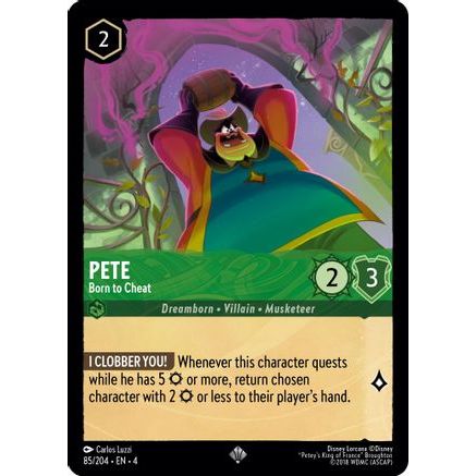 Pete - Born to Cheat (85/204) - Ursulas Return Cold Foil