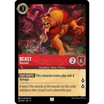 Beast - Wounded (103/204) - Ursulas Return Cold Foil