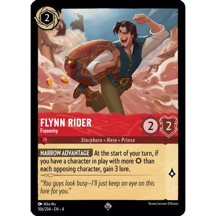 Flynn Rider - Frenemy (106/204) - Ursulas Return Cold Foil