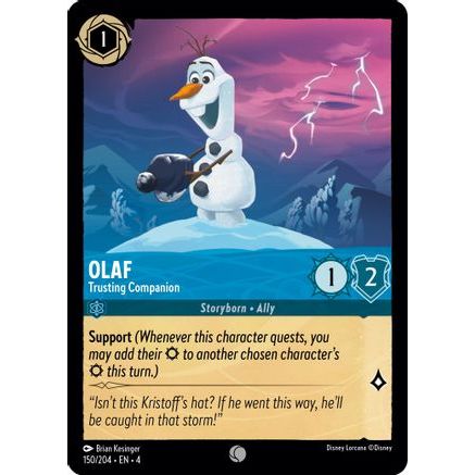 Olaf - Trusting Companion (150/204) - Ursulas Return Cold Foil