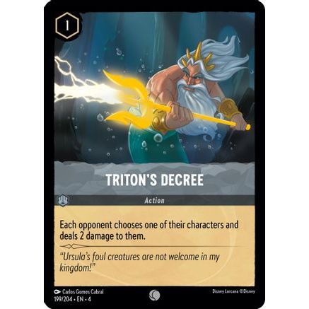 Triton's Decree (199/204) - Ursulas Return Cold Foil