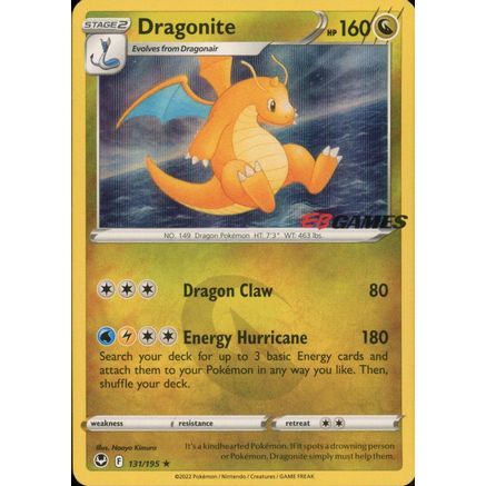Dragonite - 131/195 (EB Games Exclusive) 131 - Miscellaneous Cards & Products Holofoil