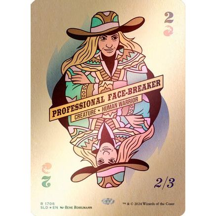 Professional Face-Breaker (Rainbow Foil) (SLD-1706) - Secret Lair Drop Series Foil