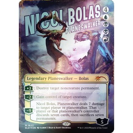 Nicol Bolas, Planeswalker (Rainbow Foil) (SLD-1622) - Secret Lair Drop Series Foil