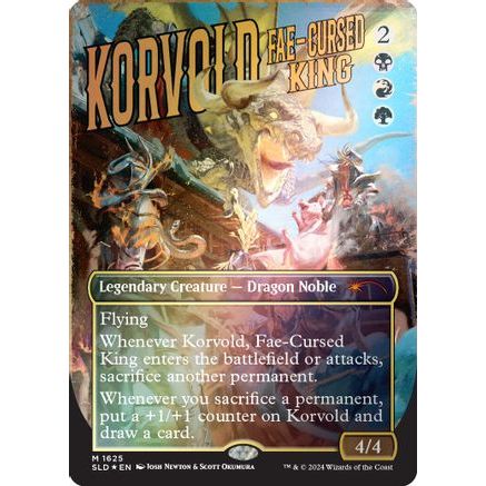 Korvold, Fae-Cursed King (Rainbow Foil) (SLD-1625) - Secret Lair Drop Series Foil