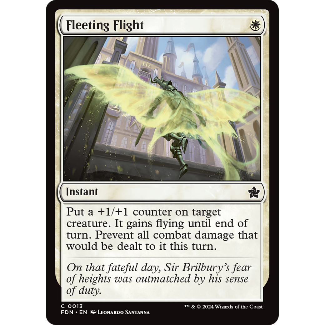 Fleeting Flight (FDN-013) - Foundations Foil