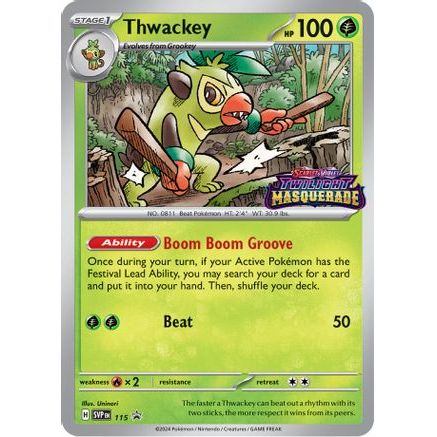 Thwackey - 115 115 - SV Scarlet & Violet Promo Cards Holofoil
