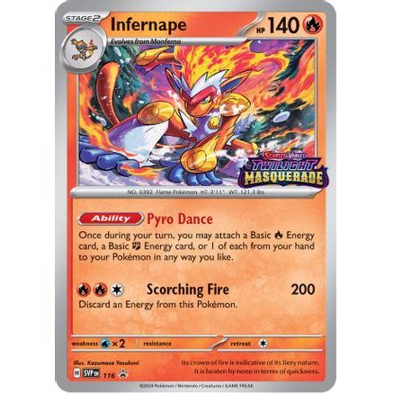 Infernape - 116 116 - SV Scarlet & Violet Promo Cards Holofoil