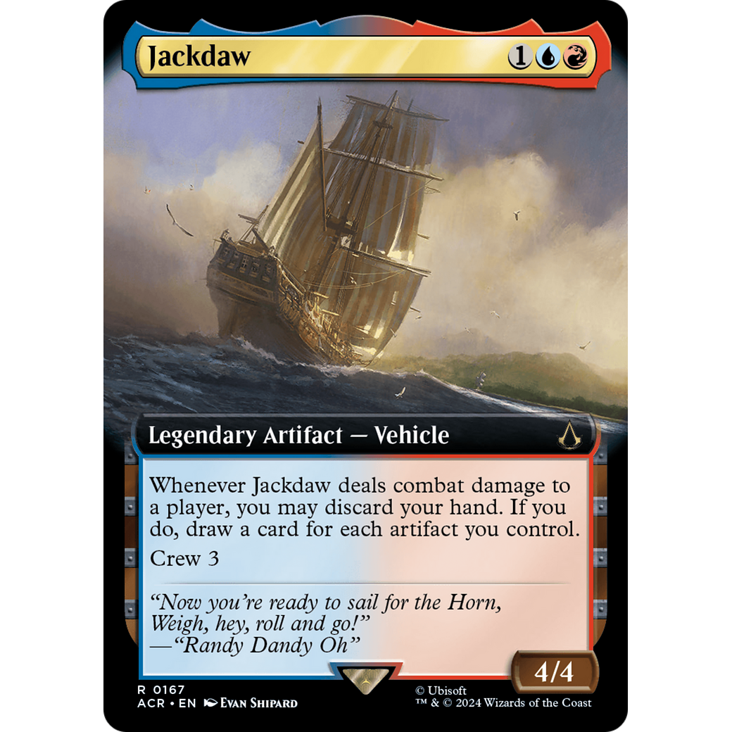 Jackdaw (Extended Art) (ACR-167) - Assassin's Creed: (Extended Art) Foil