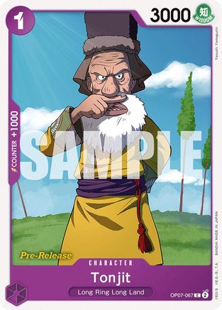 Tonjit (OP07-067) - 500 Years in the Future Pre-Release Cards