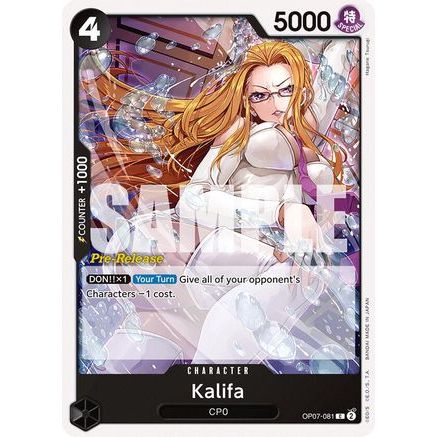 Kalifa (OP07-081) - 500 Years in the Future Pre-Release Cards