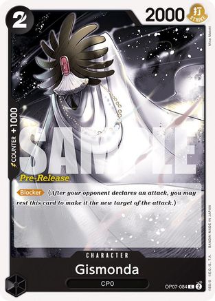 Gismonda (OP07-084) - 500 Years in the Future Pre-Release Cards