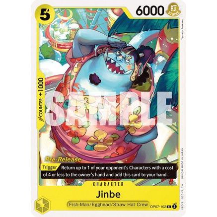 Jinbe (102) (OP07-102) - 500 Years in the Future Pre-Release Cards