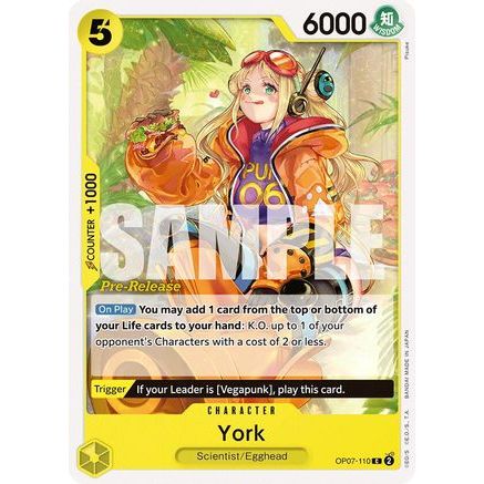 York (OP07-110) - 500 Years in the Future Pre-Release Cards