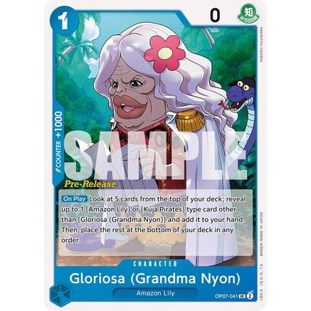 Gloriosa (Grandma Nyon) (OP07-041) - 500 Years in the Future Pre-Release Cards
