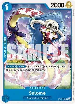 Salome (OP07-043) - 500 Years in the Future Pre-Release Cards