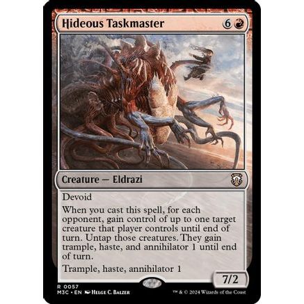 Hideous Taskmaster (M3C-057) - Modern Horizons 3 Commander