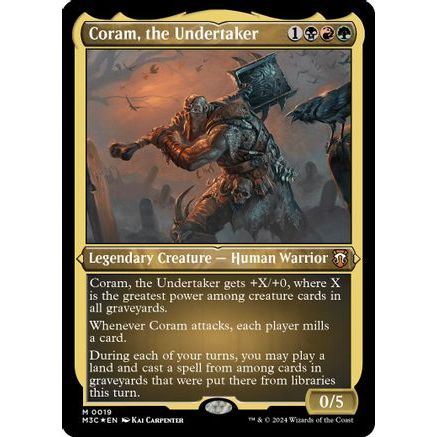 Coram, the Undertaker (Foil Etched) (M3C-019) - Modern Horizons 3 Commander Foil
