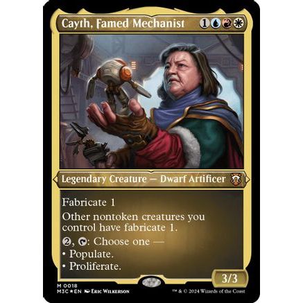 Cayth, Famed Mechanist (Foil Etched) (M3C-018) - Modern Horizons 3 Commander Foil
