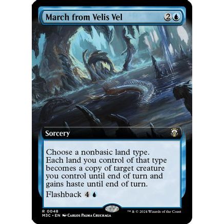 March from Velis Vel (Extended Art) (Ripple Foil) (M3C-048) - Modern Horizons 3 Commander Foil