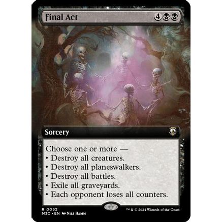 Final Act (Extended Art) (Ripple Foil) (M3C-052) - Modern Horizons 3 Commander Foil
