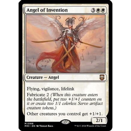 Angel of Invention (Ripple Foil) (M3C-166) - Modern Horizons 3 Commander Foil