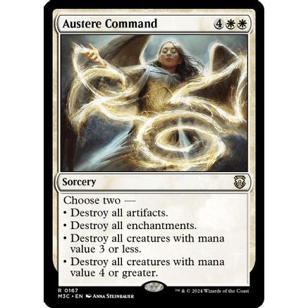 Austere Command (Ripple Foil) (M3C-167) - Modern Horizons 3 Commander Foil